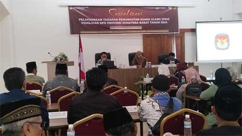 Ayo ke TPS, KPUD Sawahlunto Sosialisasikan PSU DPD RI Sumbar