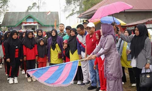 HUT RI ke-79 di Danau Kembar, Sinergi Kesehatan dan Semangat Kebangsaan&nbsp;Berkibar