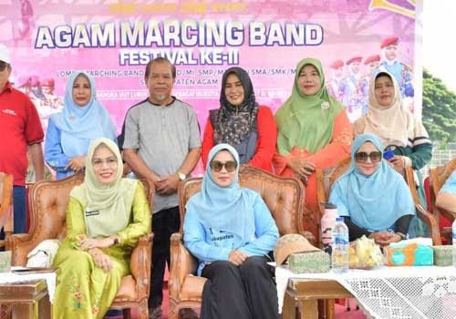 Meskipun Hujan, Agam Marching Band Festival ke-2 Sukses dan&nbsp;Memukau