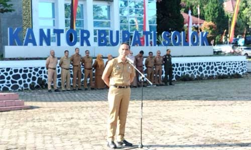 Sekda Solok Minta ASN Tingkatkan Disiplin dan Semangat&nbsp;Kerja