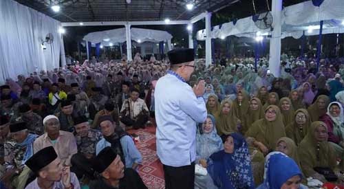 Ribuan Jamaah Wirid Yasin Gabungan Hadiri Silaturahmi di Kediaman Bupati Tanah&nbsp;Datar